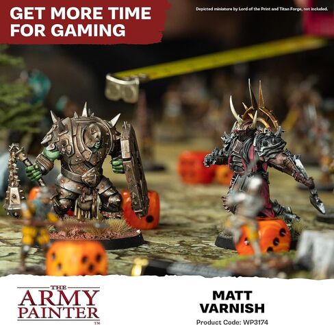 The Army Painters Warpaints Fanatics Matt Varnish Effects هواية الرسم للشخصيات المصغرة، طلاء عالي الجودة لألعاب الحرب المصغرة in Saudi Arabia