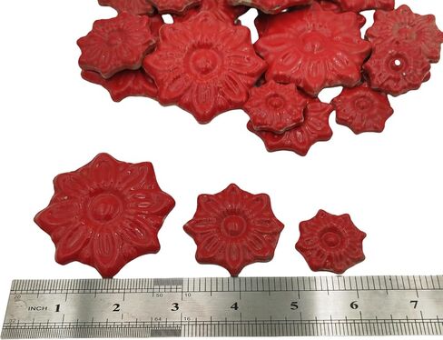 1.1LB Random Ceramic Mosaic Tiles for DIY Crafts,3 Sized Mosaic Pieces for Plates Flowerpots Making Supplies Home and Outdoor Decoration (Coffee, Leaves) in Saudi Arabia