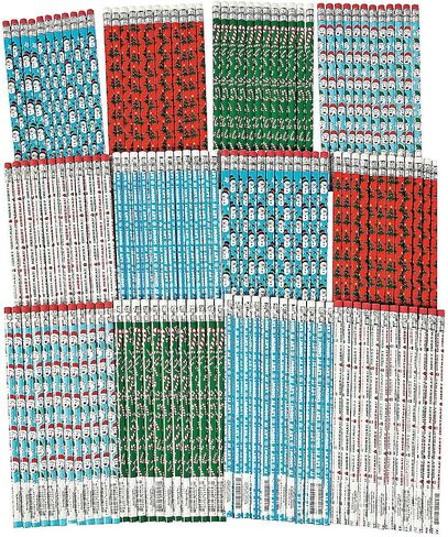 Fun Express Holiday Pencil Assortment for Christmas (144 pack) in Saudi Arabia