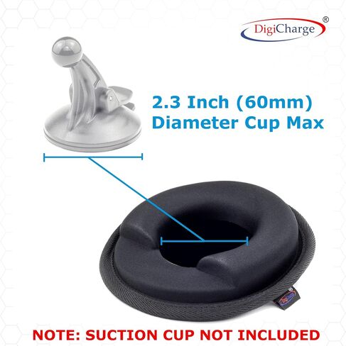Digicharge Dashboard Beanbag Suction Holder Base with 89mm Disk For Large 7'' 8'' 10'' GPS Sat Nav Mounts in Kuwait