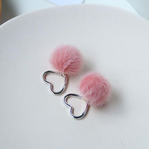 50pcs 17Colors Mixed Imitation Rabbit Fur Ball Pendant 0.6inch Pom Pom Fluffy Ball Charms for Earrings DIY Jewelry Accessories Keychain Bags Phone Chains in Saudi Arabia