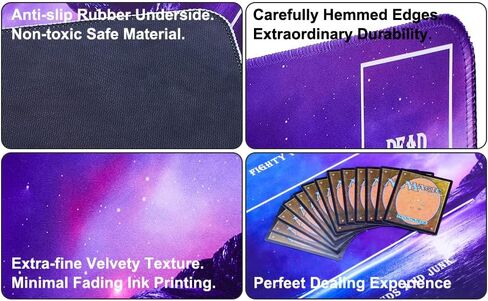 Playmat for MTG Magic The Gathering - Stitched Play Mat with Tube Case for MTG Card Game Playing(Starry Zones) in Saudi Arabia