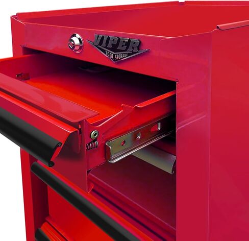 عربة الصالون فايبر V1605RDR، 5 درج، أحمر in Kuwait