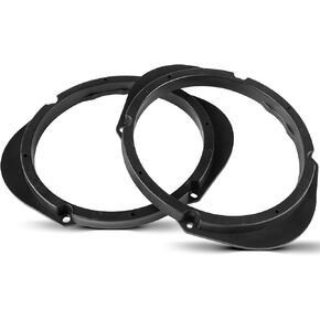 5"x7" / 6"x8" to 6.5" Door Speaker Spacer Bracket Adapter for Select 1992-2014 Ford/Lincoln/Mercury, 6.5 inch Speaker Ring Adapter Solid Plastic, 6 1/2 inch Aftermarket Speaker Adapter, 2PC