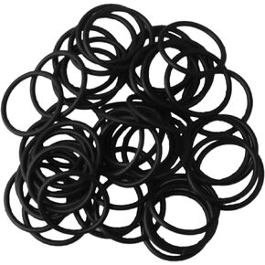 Lovermusic Black Dia 12mm Trumpet Cornet Tuning Slide Rubber O Ring Bumper Stopper Pack of 50