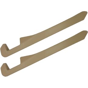 LYCARESUN 2 Pack Car Seat Gap Filler, Universal Car Seat Gap Plug to Fill The Gap Between Seat and Console Stop Things Dropping,Beige