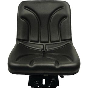 Complete Tractor 3010-0032 Tractor Seat, Compact Narrow Suspension Medium Back Pan Seat, Width 15 23/64"