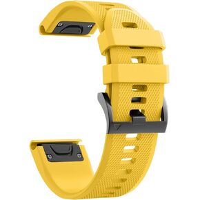 حزام ساعة سيليكون ناعم متوافق مع Fenix ​​5 Band بعرض 22 مم من NotoCity لـ Fenix ​​5/Fenix ​​5 Plus/Fenix ​​6/Fenix ​​6 Pro/Forerunner 935/Forerunner 945/Approach S60/Quatix 5
