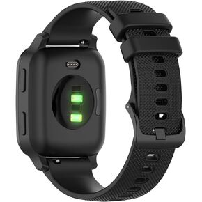 Bands Compatible with Garmin Venu/Venu Sq/Venu Sq Music/Venu Sq 2/Venu 2 Plus Band, Soft Silicone Quick Release Straps 20MM Replacement Wristband (Multicolor10-Pack)