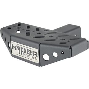 Hyper Hitches 24" نموذج خطوة الربط # HS-24 | خطوة وصلة الجر | خطوة وصلة الشاحنة 100% مصنوعة في الولايات المتحدة الأمريكية | واقي المصد الخلفي | مع مثبت مدمج (جهاز استقبال 2 بوصة)