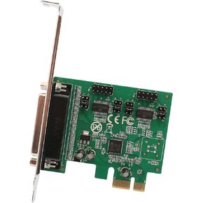 IO Crest 2 Port Parallel 1 Por Serial PCIe x1 Card, PCI Express to DB25 and DB9 with Low Bracket, Support SPP / PS2 / EPP/ECP Modes RS232 / RS485 / RS422 and Centronics Interface SI-PEX50103