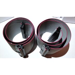 Connectors Pro PC Accessories 2-Pack 18 Inches 2 Female Connectors IDC 2x25 50P SCSI Internal Flat Ribbon Cable