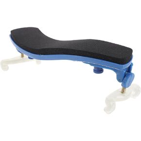 Rubber Violin Shoulder Rest 1/4 to 1/8 Violin Shoulder Support Violin Parts Orchestral Strings Accessories for Player Lovers (Blue)