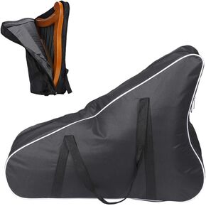 Vaguelly Oxford Padded Lyre Harp Bag - Universal Harp Case with Zipper, Suitable for 15-19 Strings