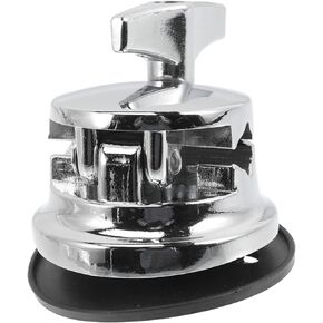 Drum Base Drum Mounting Hardware Percussion Tom Holder Base for Tom Legs Percussion Instrument Replacement Tom Bracket Percussion Bases Drum Parts Jazz Drum Zinc Alloy Round