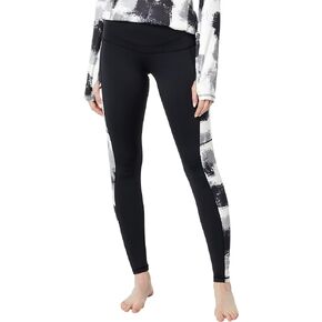Hot Chillys Women's Micro Elite Chamois Pocket Print Tight Midweight Body Fit Base Layer