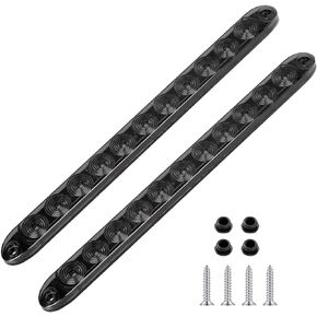 PerfecTech Smoke Lens Red 11 LED Trailer Brake Tail Light, 2 Pack 16" LED Stop Turn Signal Tail Lights Waterproof Brake Strip Red Light for Marine Boats Golf Cart Offroad Truck RV UTV ATV