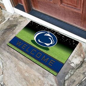 FANMATS 19972 Penn State Nittany Lions Crumb Rubber Outdoor Door Mat - 18in. x 30in., Team Color