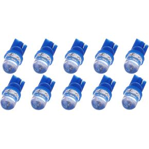 cciyu 10pcs T10 194 168 2825 Wedge SMD Led Bulbs Instrument Cluster Light Panel Gauge Lamp Blue