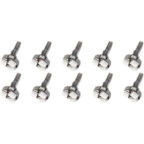 cciyu 10 Pack Green T5 37 73 74 Wedge 3-SMD Speedometer Gauge Cluster LED Light Bulbs