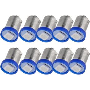 cciyu 10X 1895 BA9S LED Light Dash Instrument Panel Cluster Ash Tray Light Bulbs 1815 1816 182 1889 1891 1892 Replacement fit for Instrument panel Glove box License plate Boat cabin lamp Blue (blue)