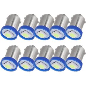 cciyu 10X 1895 BA9S LED ضوء داش لوحة العدادات مجموعة رماد صينية مصابيح كهربائية 1815 1816 182 1889 1891 1892 استبدال مناسب للوحة العدادات صندوق القفازات لوحة الترخيص مصباح كابينة القارب أزرق (أزرق)