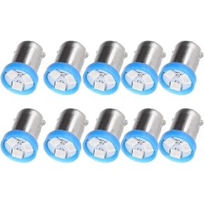 cciyu 10X 57 1815 Super Brightness Blue 2835 3-SMD Car LED BA9S Instrument Gauge light Replacement fit for Instrument panel Glove box License plate Boat cabin lamp