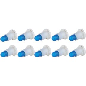 cciyu 10 Pack Ice Blue T4/T4.2 Neo Wedge Halogen Bulb Replacement fit for Dash A/C Instrument Cluster Panel Dashboard Gauges Light