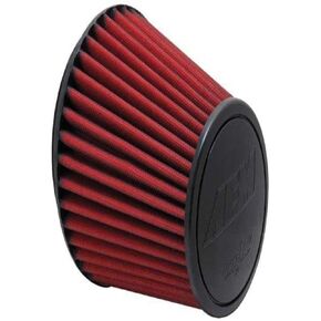 AEM 21-2100DK Universal DryFlow Clamp-On Air Filter: Round Tapered; 6 in (152 mm) Flange ID; 8.125 in (206 mm) Height; 7.5 in (191 mm) Base; 5.125 in (130 mm) Top