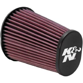 K&N Universal Clamp-On Air Intake Filter: High Performance, Premium, Replacement Air Filter: Flange Diameter: 2.4375 In, Filter Height: 6 In, Flange Length: 0.625 In, Shape: Oval Straight, RE-0960