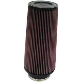 K&N Universal Clamp-On Air Intake Filter: High Performance, Premium, Washable, Replacement Filter: Flange Diameter: 4 In, Filter Height: 12 In, Flange Length: 1.75 In, Shape: Round Tapered, RE-0860