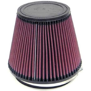 K&N Universal Clamp-On Air Filter: High Performance, Premium, Washable, Replacement Engine Filter: Flange Diameter: 6 In, Filter Height: 6 In, Flange Length: 1 In, Shape: Round Tapered, RU-3100