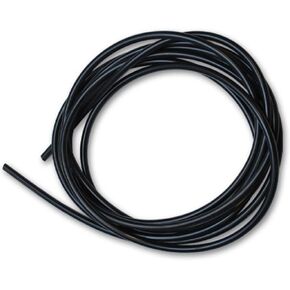 Vibrant Performance 2100 1/8in I.D. x 50ft Longsilicone Vacuum Hose, 1 Pack, Black
