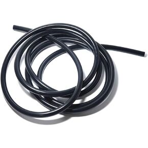 LTI 10 Feet Length Universal 3mm (1/8 Inch) Inner Diameter High Performance Silicone Vacuum Hose Line (3MM, BLACK)