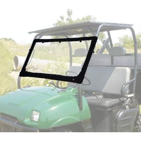 الزجاج الأمامي KEMIMOTO UTV متوافق مع Kawasaki Mule 3000 3010 3020 2001-2008 Mule 2500 2510 2520 1993-2005 الزجاج الأمامي الشفاف الكامل المتوافق مع ملحقات النوافذ الناعمة Ranger 2002-2008 in Kuwait