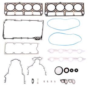 GEN 3 LS Gasket Set Kit & LS Head Gaskets fit for LS1/LS6/LQ4/LQ9/GEN III/4.8/5.3/5.7/6.0L, for Chevy Silverado, for GMC Sierra, 1500/2500/3500, 1999-2010 OE#12622033,12585673