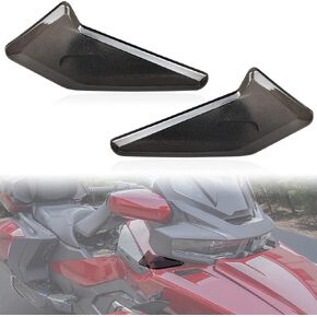 SAUTVS Adjustable Side Air Deflectors for Can Am Spyder RT 20-24, Side Windshields Wind Deflectors Wings Windscreens for Can-Am Spyder RT 2020-2024 Accessories (2PCS, Replace #219401040)
