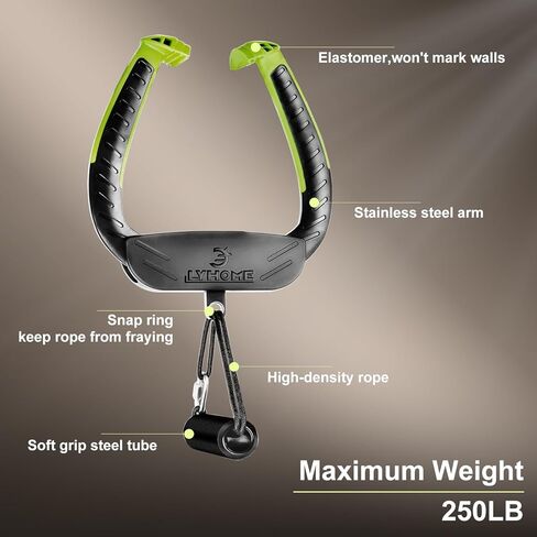 Door frame pull up bar,portable and friendly for traveling fit most door frame,250 lbs Capacity in Kuwait