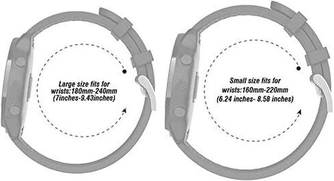 NotoCity for Garmin Venu/Venu 2 Plus/Venu Sq/Venu Sq 2/ Vivoactive 3 Watch Band, 20mm Quick Release Silicone Strap for Forerunner 245/645, Vivoactive HR, Approach S40/S42 in Kuwait
