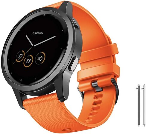 NotoCity for Garmin Venu/Venu 2 Plus/Venu Sq/Venu Sq 2/ Vivoactive 3 Watch Band, 20mm Quick Release Silicone Strap for Forerunner 245/645, Vivoactive HR, Approach S40/S42 in Kuwait