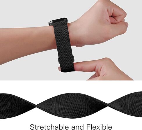 أربطة مطاطية من GARTOO لساعة Garmin Venu/Sq/Sq 2/Forerunner 245/645 الموسيقية، Garmin Vivoactive 5 Bands، سوار معصم رياضي من النايلون 20 مم لـ Garmin Vivomove HR/Sport، Vivoactive 3 للرجال والنساء in Kuwait