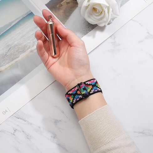 أربطة مطاطية من GARTOO لساعة Garmin Venu/Sq/Sq 2/Forerunner 245/645 الموسيقية، Garmin Vivoactive 5 Bands، سوار معصم رياضي من النايلون 20 مم لـ Garmin Vivomove HR/Sport، Vivoactive 3 للرجال والنساء in Kuwait