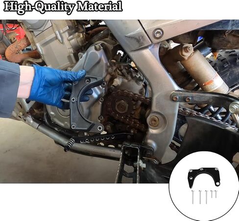 Case Saver Repair Kit Prevent Broken Mounts Chain Guard Compatible With For Yamaha Raptor 700 YFM700 Yamaha Raptor 700R YFM700R(Replace #RAP700-15T，Black) in Saudi Arabia