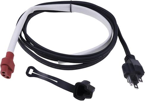 Block Heater Cord 12705875 12681380 12705875 19419326 19301659 19419326 23402644 20837210 84303149 with Cord Cap 3600012 Compatible with 2001-2018 6.6L Duramax Diesel Engine Chevy GMC 2500 3500 in Saudi Arabia