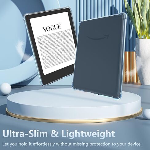 حافظة TQQ لجهاز Kindle Paperwhite مقاس 6.8 بوصات (الجيل الحادي عشر - 2021) وإصدار Kindle Paperwhite المميز، غطاء خفيف مع تنبيه/غفو تلقائي للقارئ الإلكتروني Kindle Paperwhite 2021 (أزرق سماوي) in Kuwait