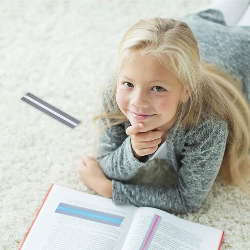 شريط دليل القراءة، شريط الدليل، الإشارة المرجعية للأطفال، شريط مسار القراءة للأطفال، شريط فلورسنت الكتب، شريط فلورسنت القراءة (8 ألوان) in Kuwait