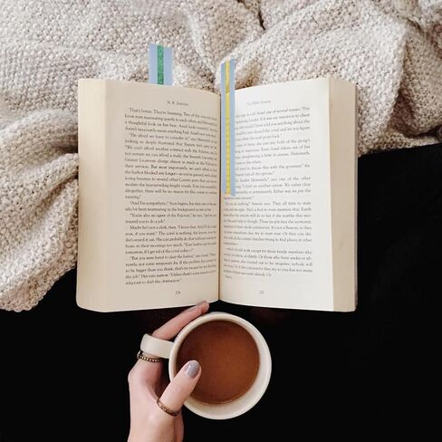 شريط دليل القراءة، شريط الدليل، الإشارة المرجعية للأطفال، شريط مسار القراءة للأطفال، شريط فلورسنت الكتب، شريط فلورسنت القراءة (8 ألوان) in Kuwait