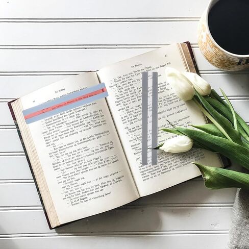 شريط دليل القراءة، شريط الدليل، الإشارة المرجعية للأطفال، شريط مسار القراءة للأطفال، شريط فلورسنت الكتب، شريط فلورسنت القراءة (8 ألوان) in Kuwait