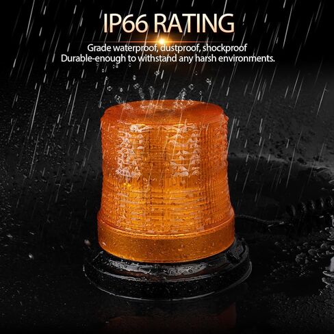 Led Strobe Light,12-30V Amber 10pcs 3W HIGH-Power LED Warning Safety Flashing Beacon Lights with Magnetic and 14.5 ft Straight Cord for Vehicle Forklift Truck Tractor Golf Carts UTV Car Bus in Saudi Arabia