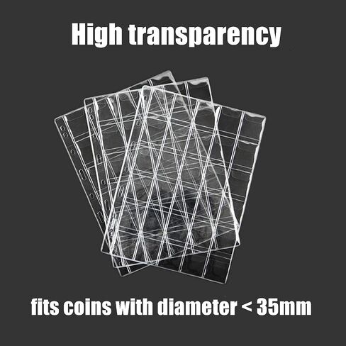 Coin Collection Holder Album for Collectors, 200 Pockets Coin Collection Book Binder Supplies in Saudi Arabia